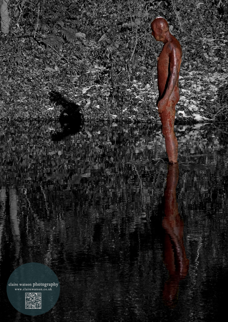 Andrew Gormley statue water of Leith