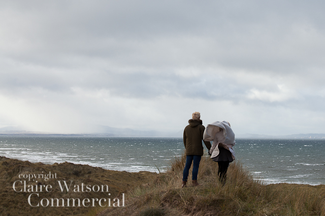 couple looking out to sea