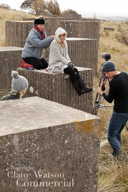 Full team and camera Bass Rock Films | Us/Alone